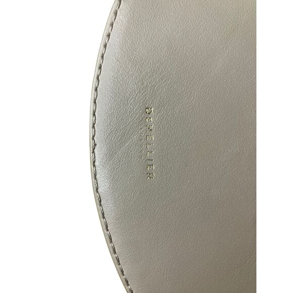 DeMellier Mini Venice Crossbody Bag – Yellow Cream Two-Tone Leather - Picture 8 of 9